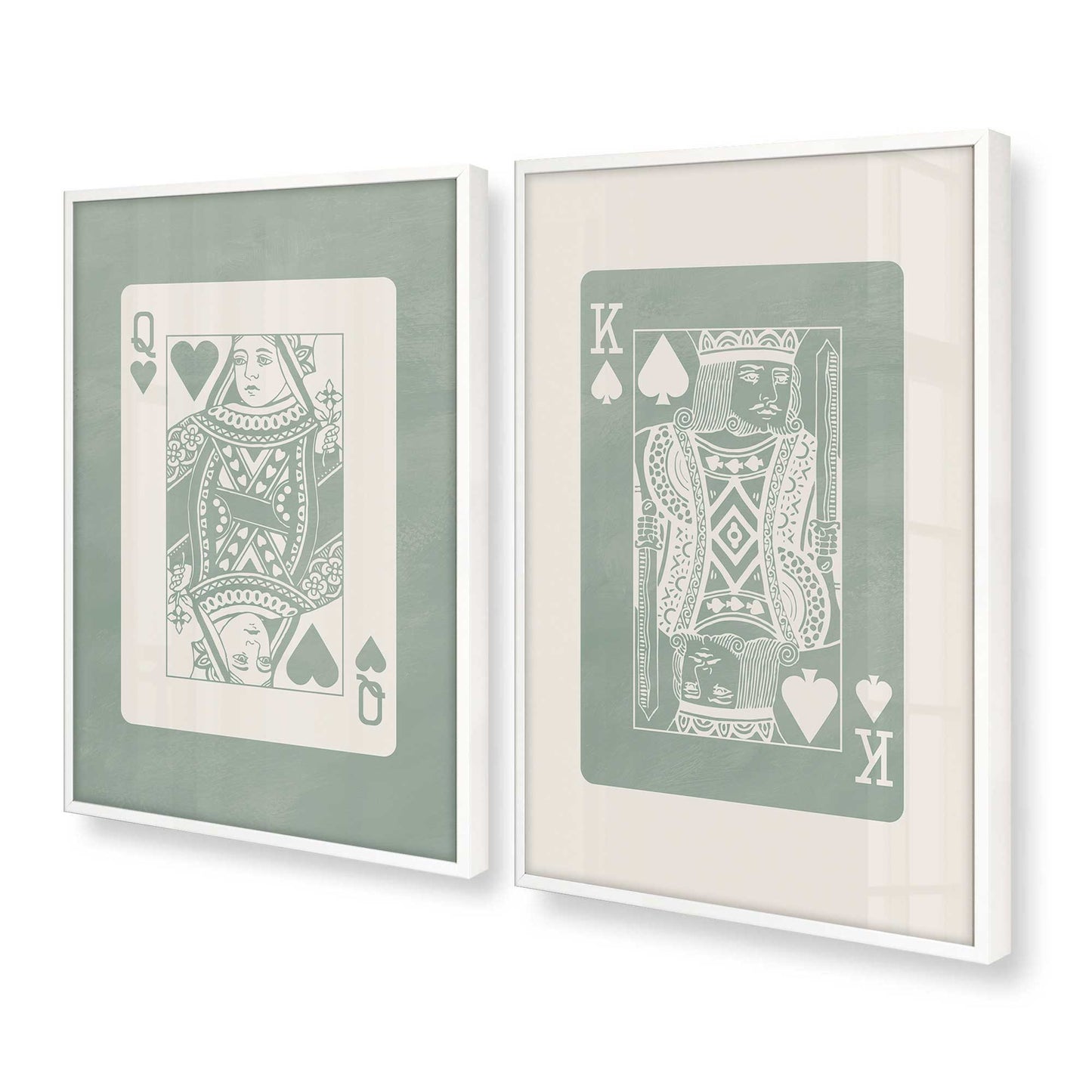 [Color:Opaque White], Picture of art in a Opaque White frame at an angle