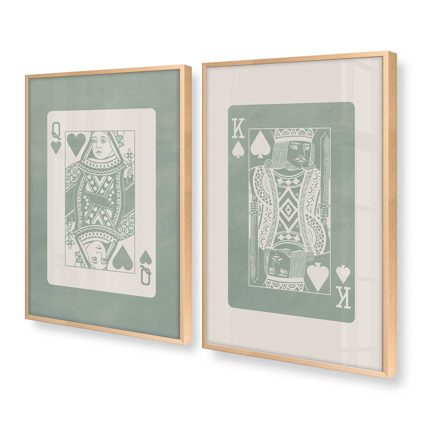[Color:Raw Maple], Picture of art in a Raw Maple frame at an angle