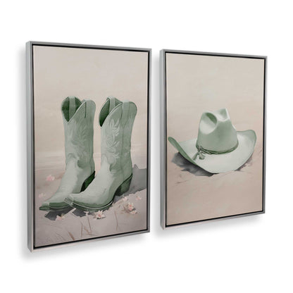 [Color:Polished Chrome], Picture of art in a Polished Chrome frame at an angle