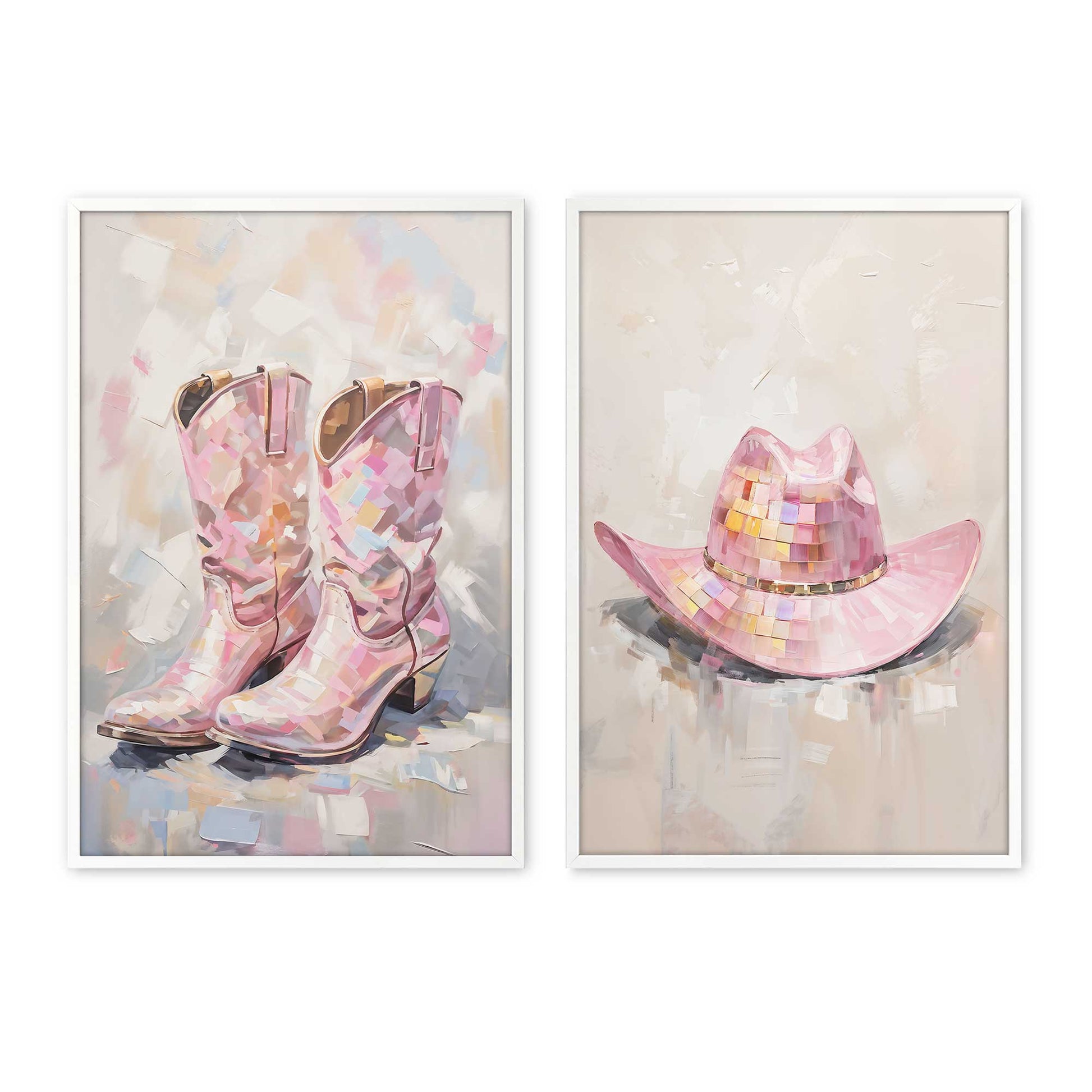 [Color:Opaque White], Picture of art in a Opaque White frame