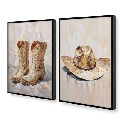 [Color:Satin Black], Picture of art in a Satin Black frame at an angle