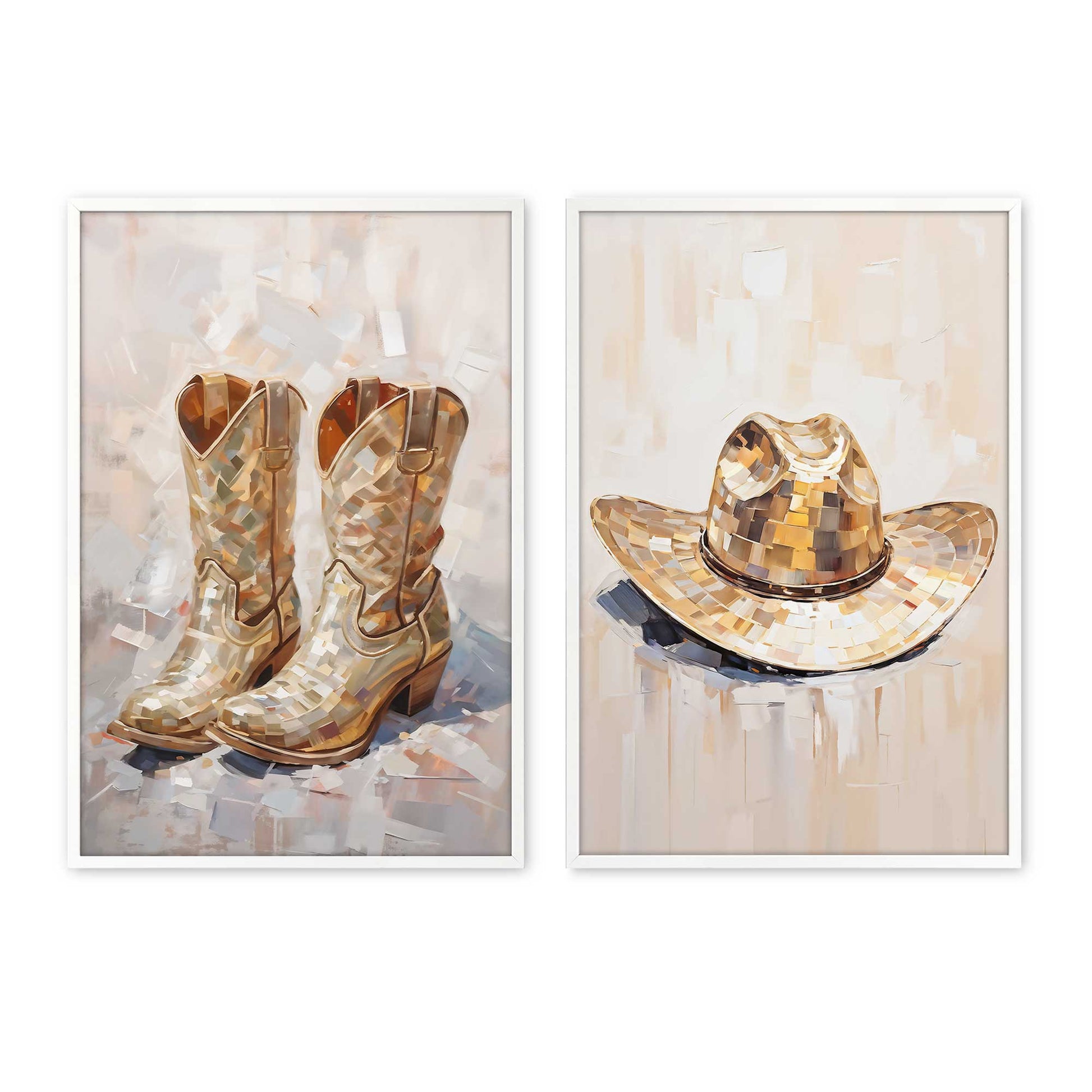 [Color:Opaque White], Picture of art in a Opaque White frame