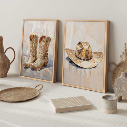 [Color:Brushed Gold], Picture of art in a Brushed Gold frame