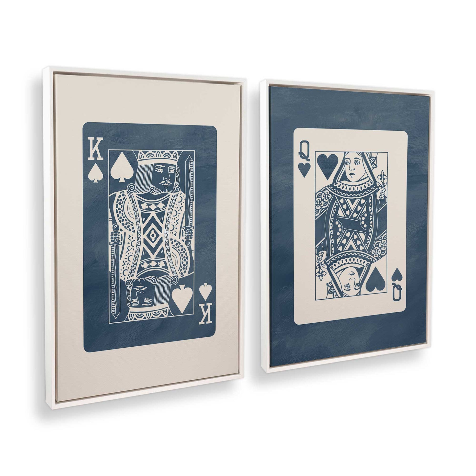 [Color:Opaque White], Picture of art in a White frame at an angle