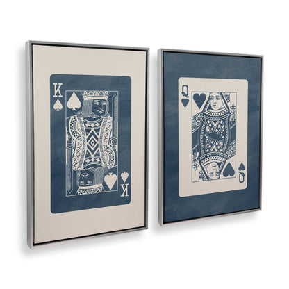 [Color:Polished Chrome], Picture of art in a Polished Chrome frame at an angle