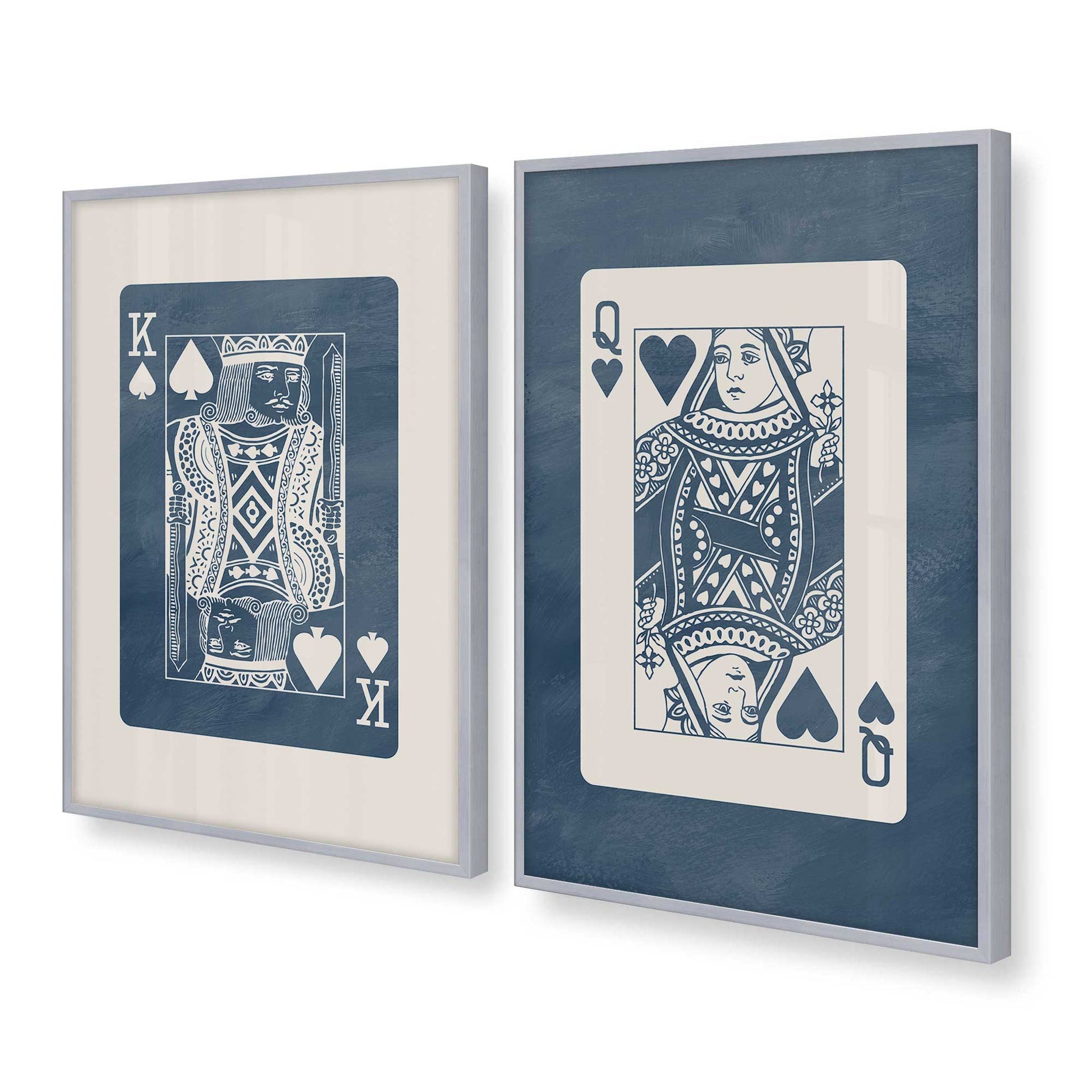 [Color:Polished Chrome], Picture of art in a Polished Chrome frame at an angle