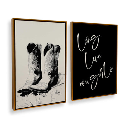 [Color:Polished Gold], Picture of art in a Polished Gold frame at an angle