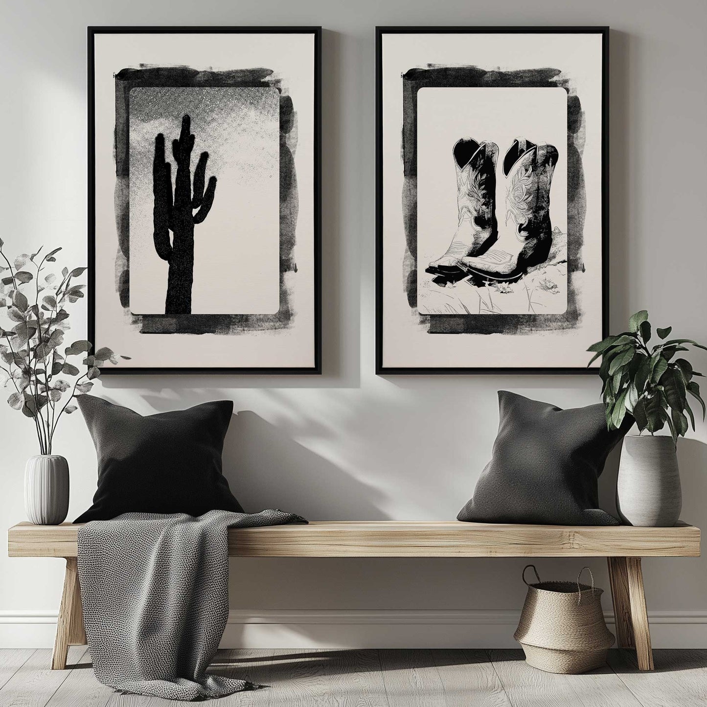 [Color:American Maple], Picture of art in a American Maple frame