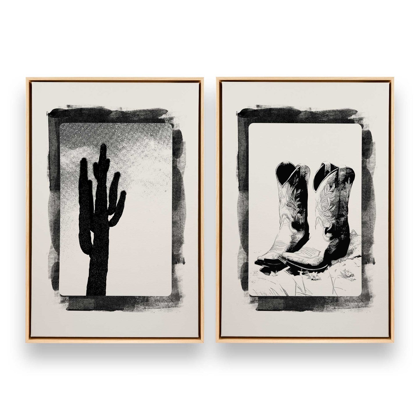 [Color:American Maple], Picture of art in a American Maple frame