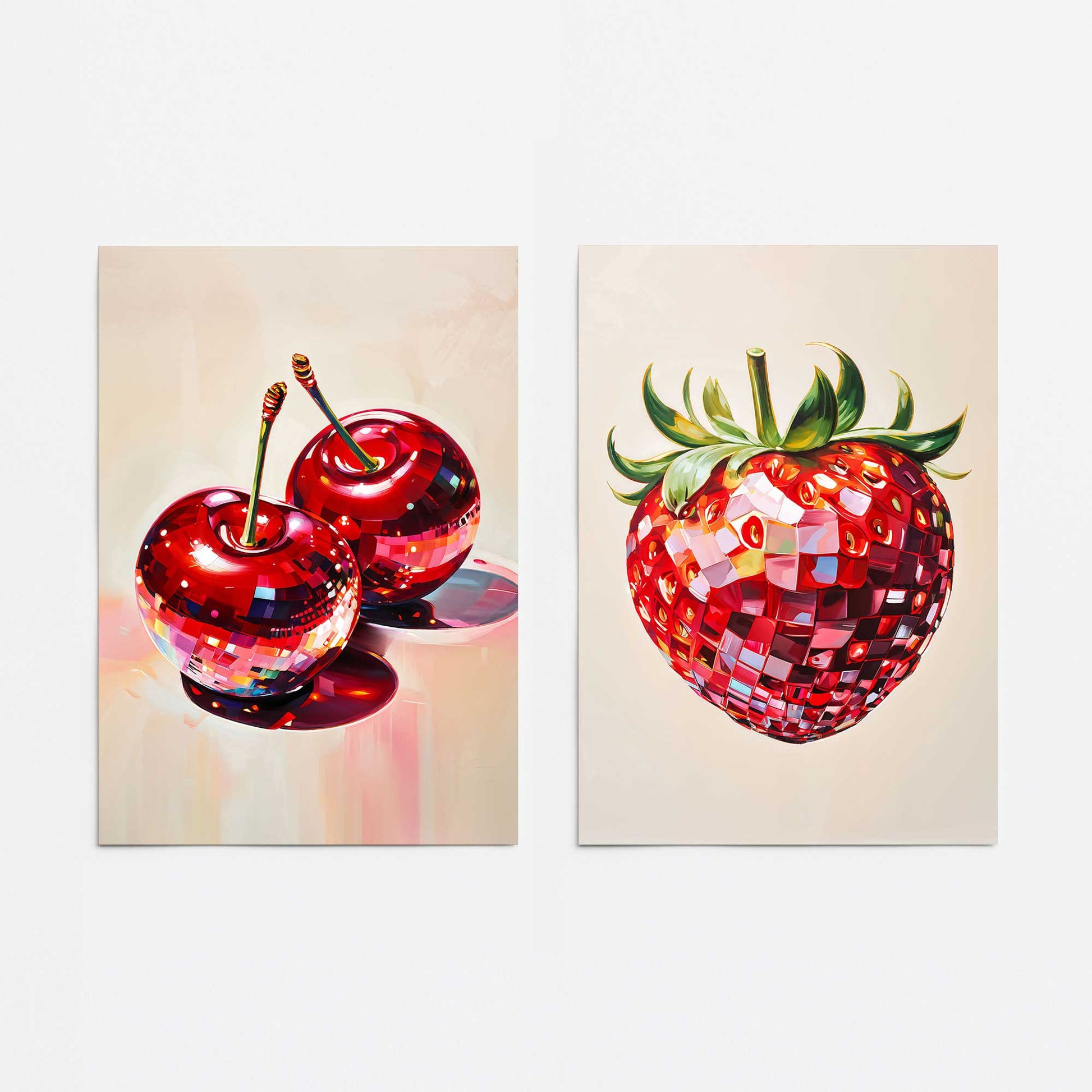 [color:Rolled Print], Picture of close up of art