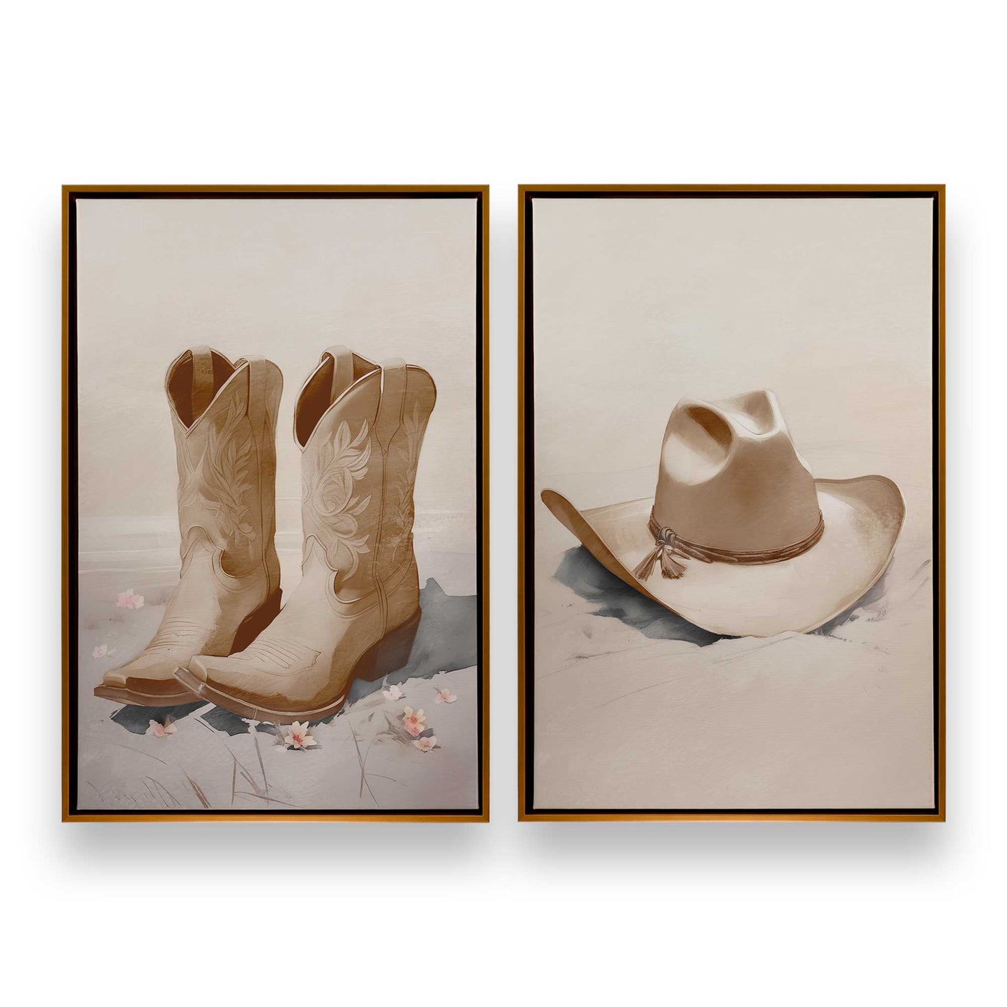 [Color:Polished Gold], Picture of art in a Polished Gold frame