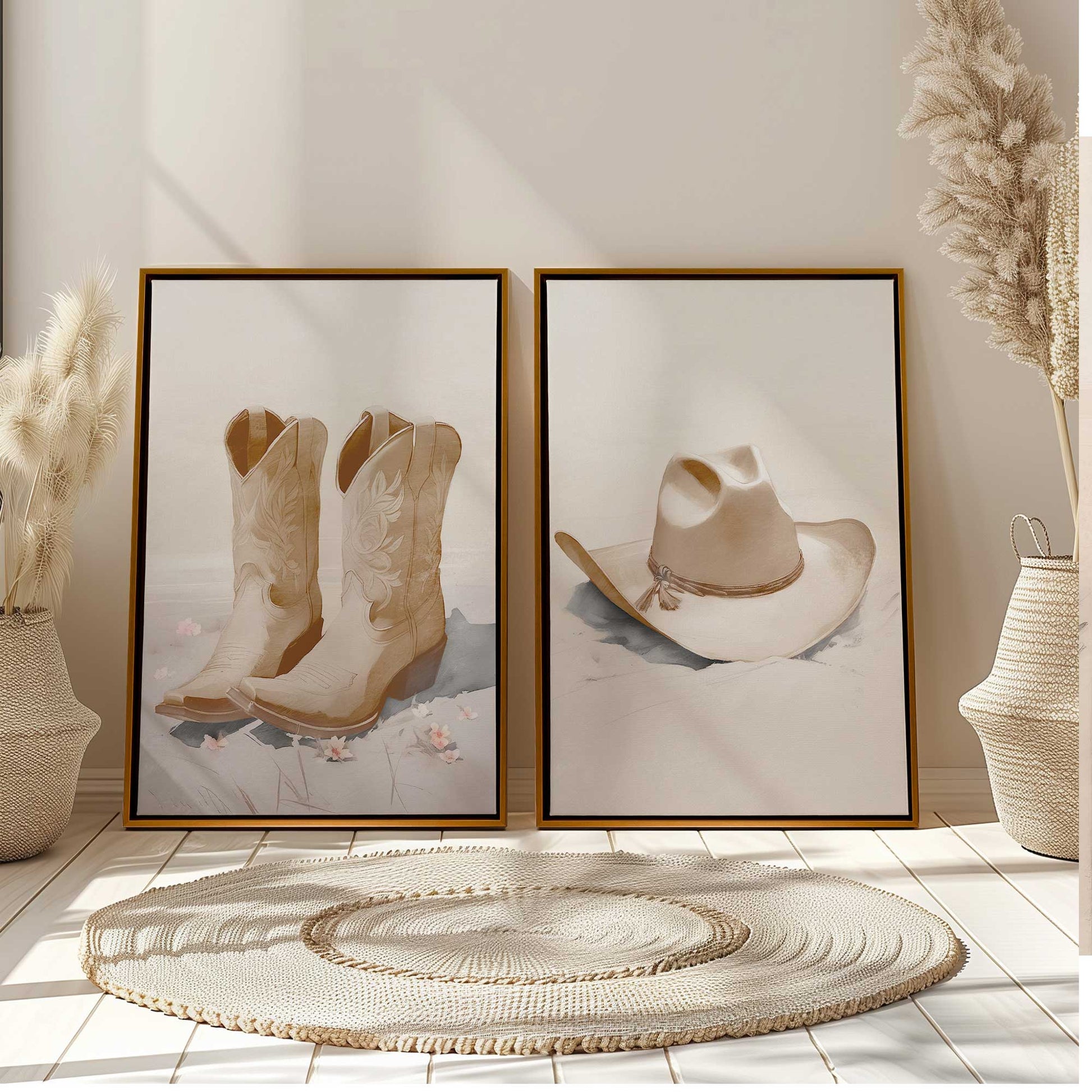 [Color:American Maple], Picture of art in a American Maple frame