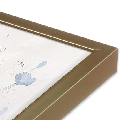 [Color:Brushed Gold], Picture of art in a Brushed Gold frame of the corner