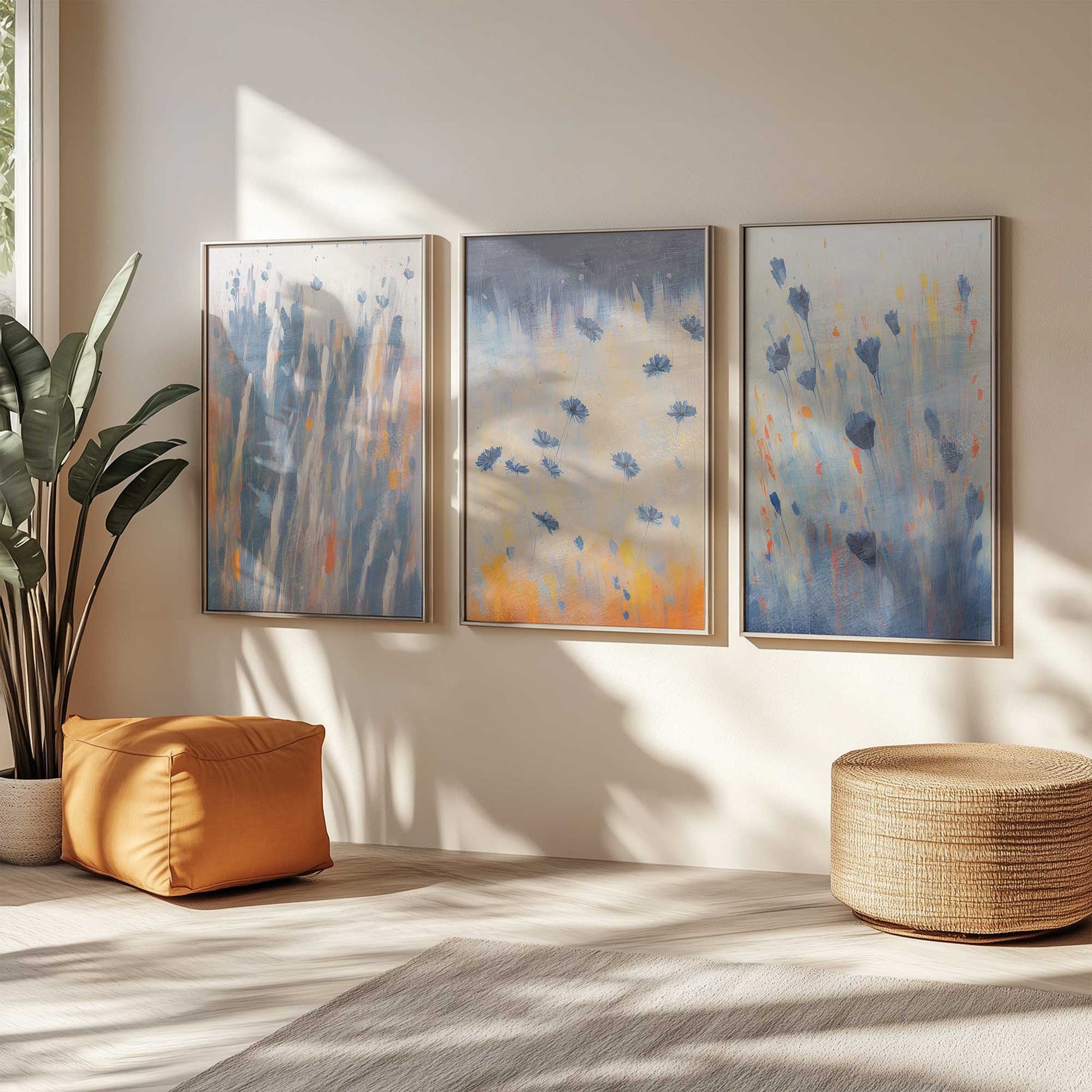 [Color:Brushed Gold], Picture of art in a Brushed Gold frame