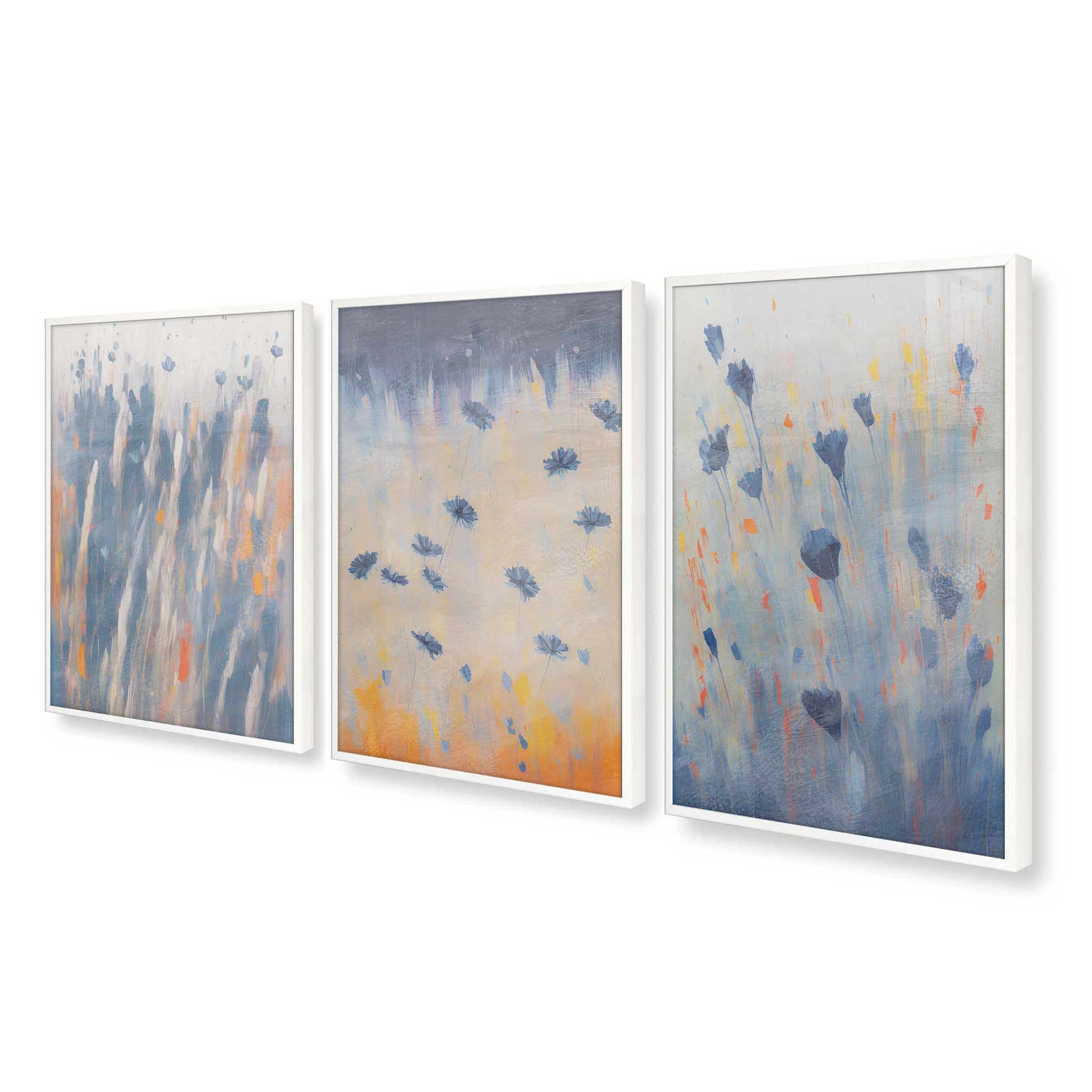 [Color:Opaque White], Picture of art in a Opaque White frame at an angle