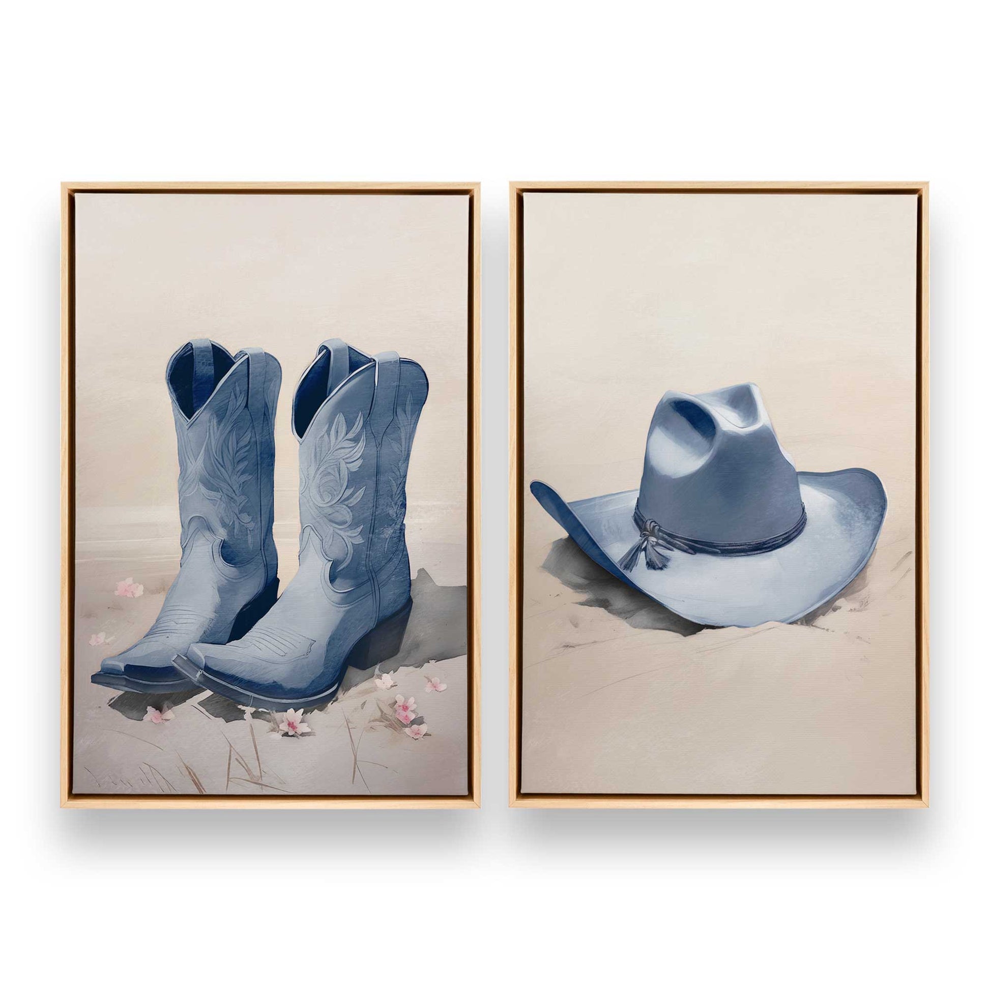 [Color:American Maple], Picture of art in a American Maple frame