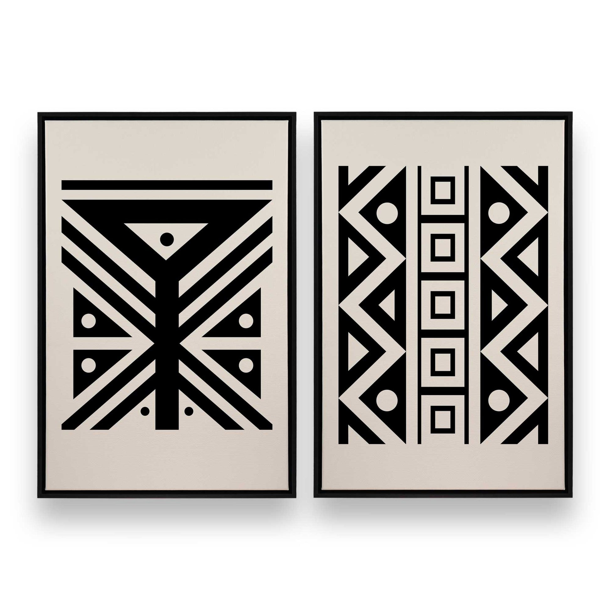 [Color:Satin Black], Picture of art in a Satin Black frame