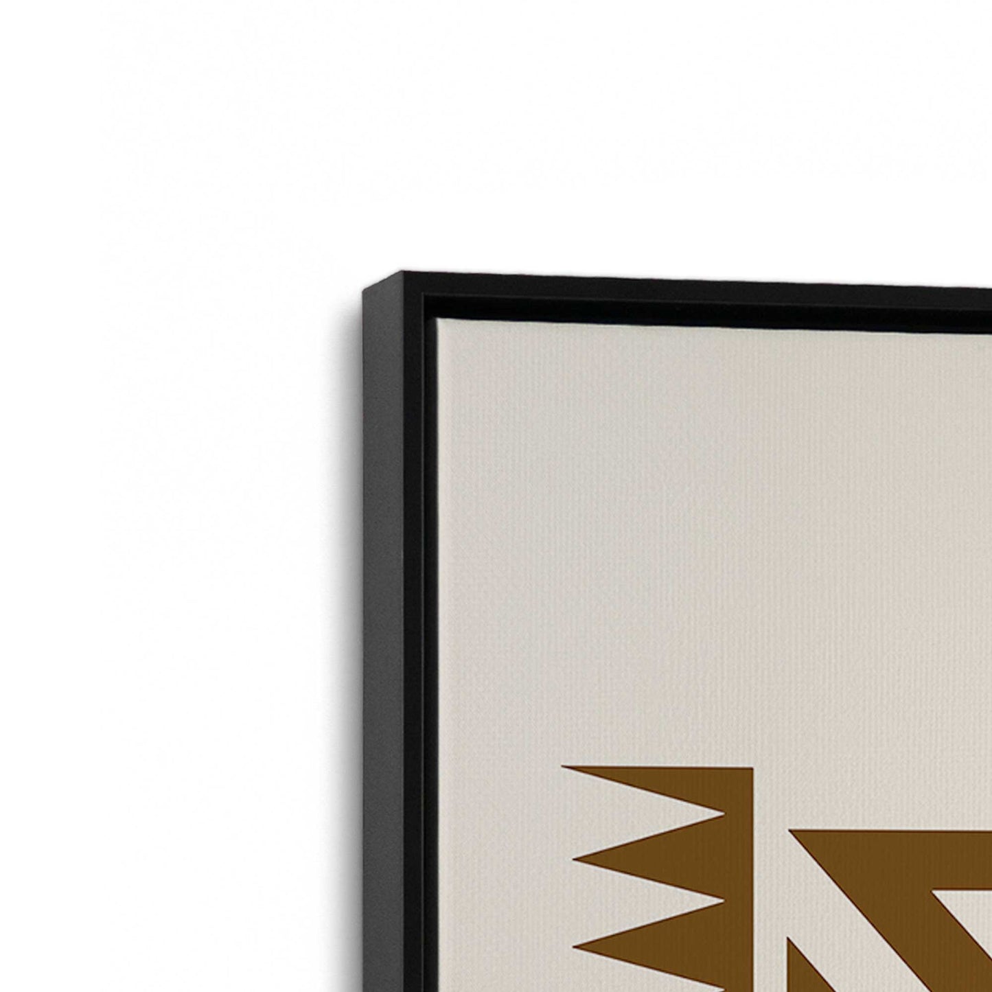 [Color:Satin Black], Picture of the corner of the art