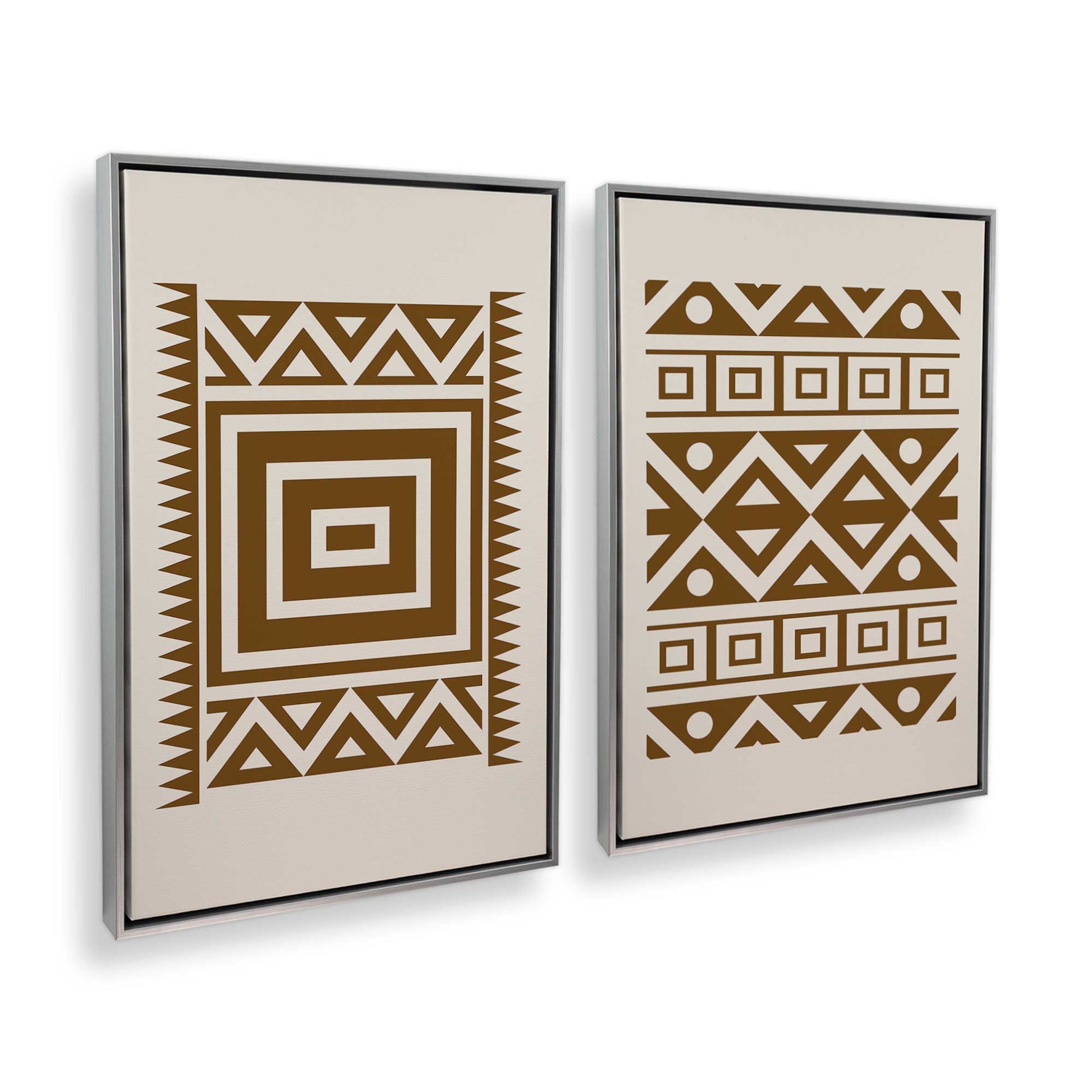 [Color:Polished Chrome], Picture of art in a Polished Chrome frame at an angle