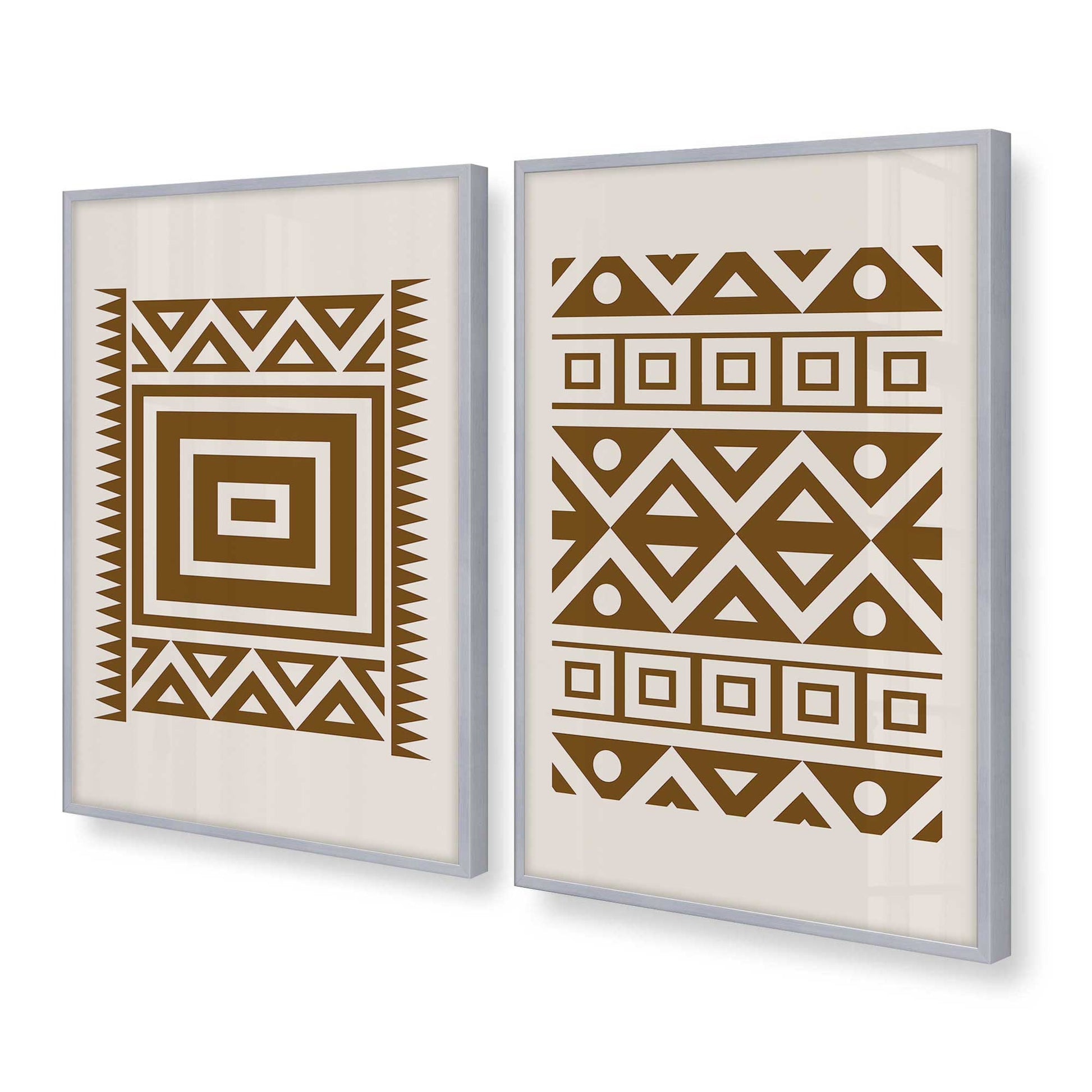 [Color:Polished Chrome], Picture of art in a Polished Chrome frame at an angle