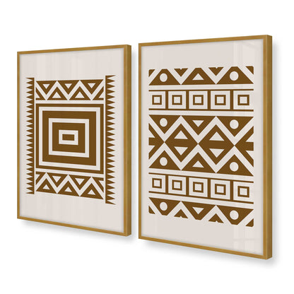 [Color:Polished Gold], Picture of art in a Polished Gold frame at an angle