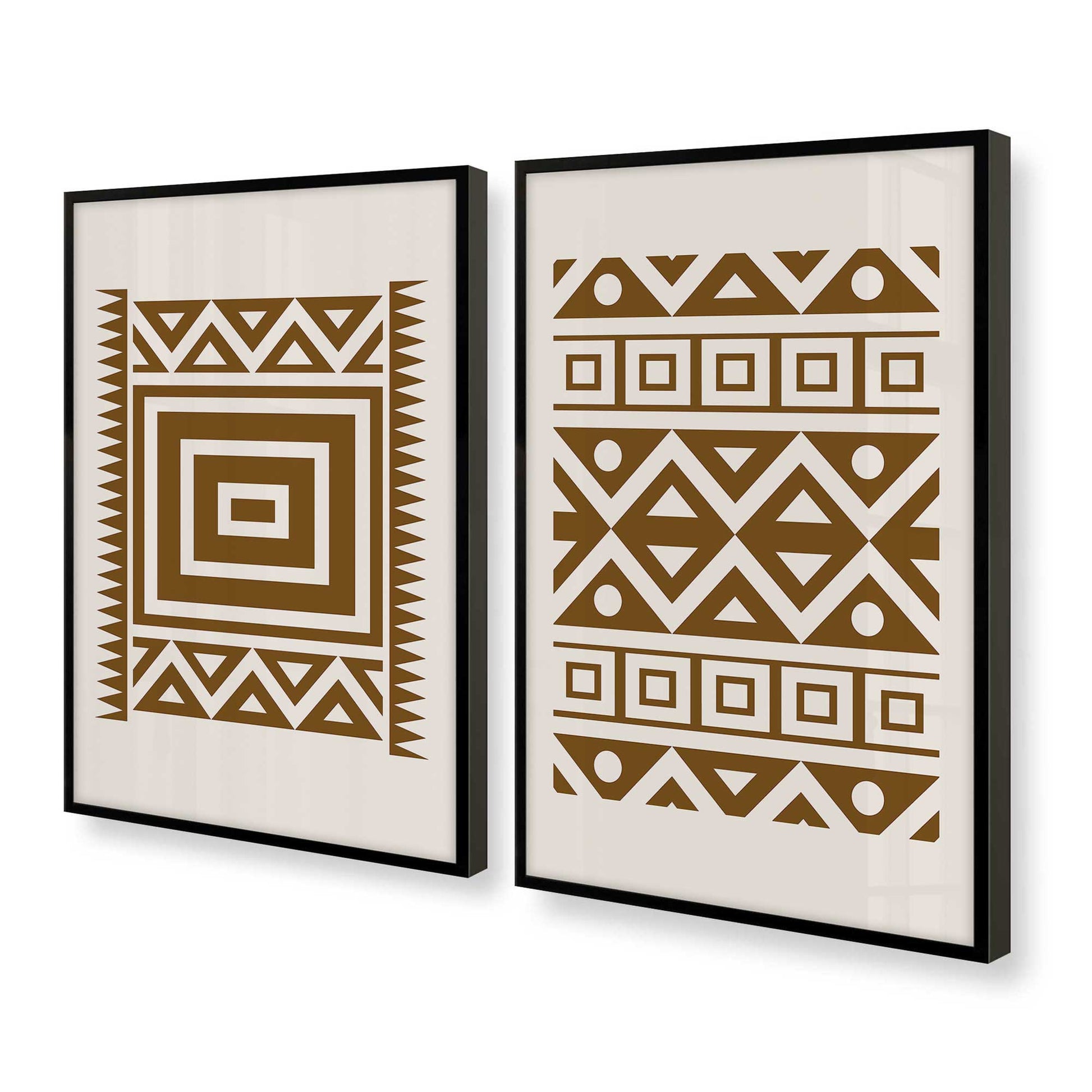 [Color:Satin Black], Picture of art in a Satin Black frame at an angle