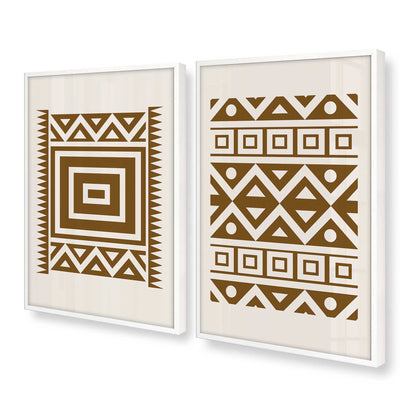 [Color:Opaque White], Picture of art in a Opaque White frame at an angle