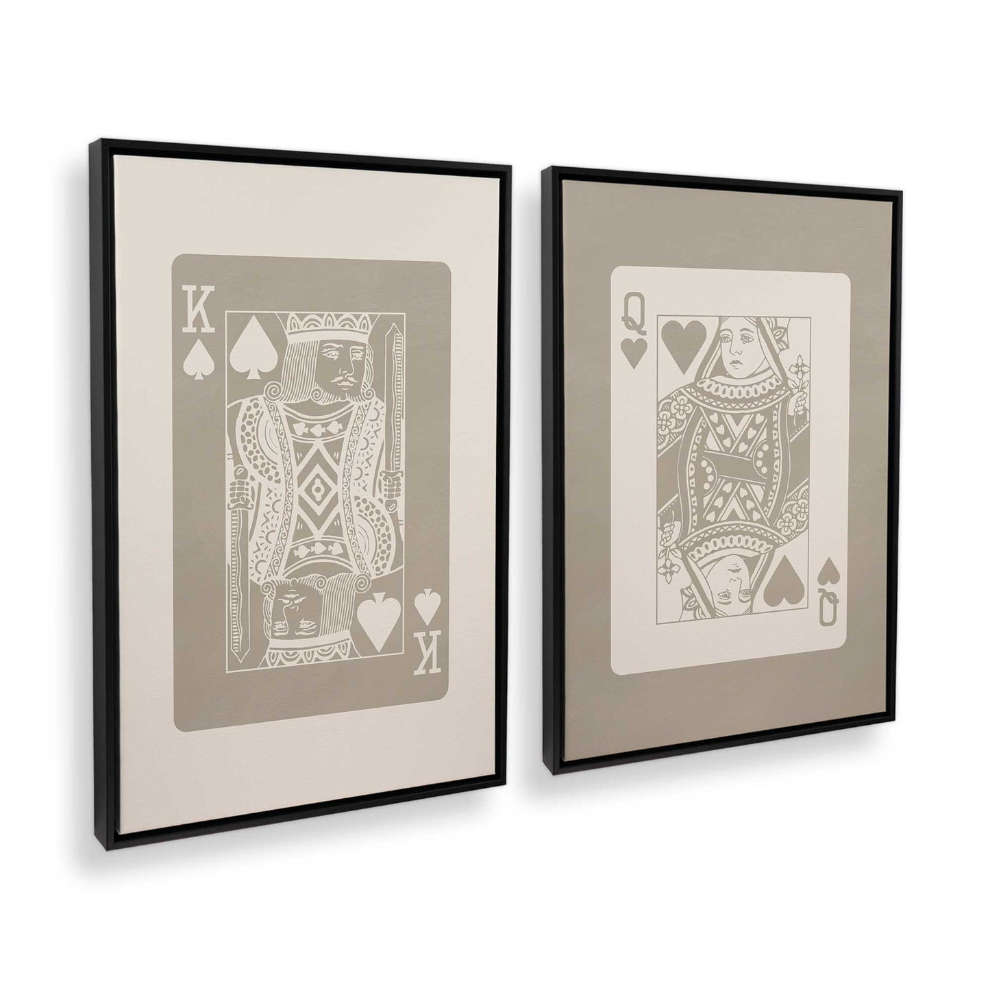 [Color:Satin Black], Picture of art in a Satin Black frame at an angle