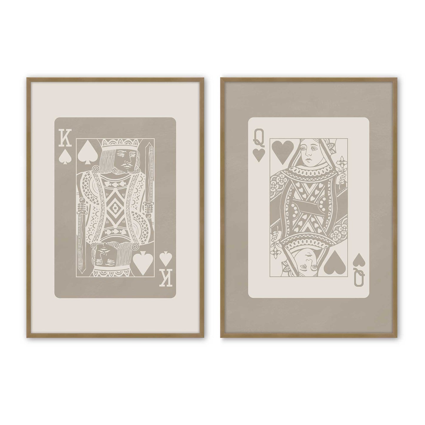 [Color:Brushed Gold], Picture of art in a Brushed Gold frame