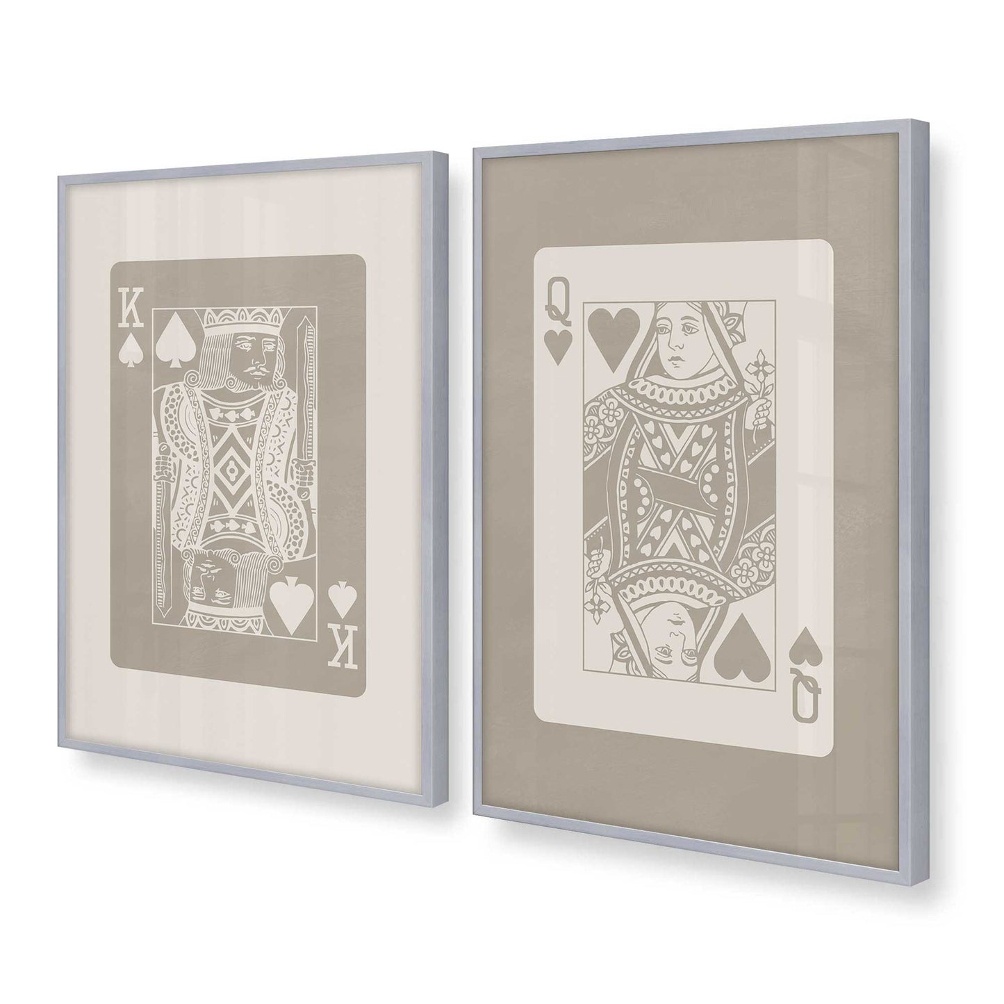 [Color:Polished Chrome], Picture of art in a Polished Chrome frame at an angle