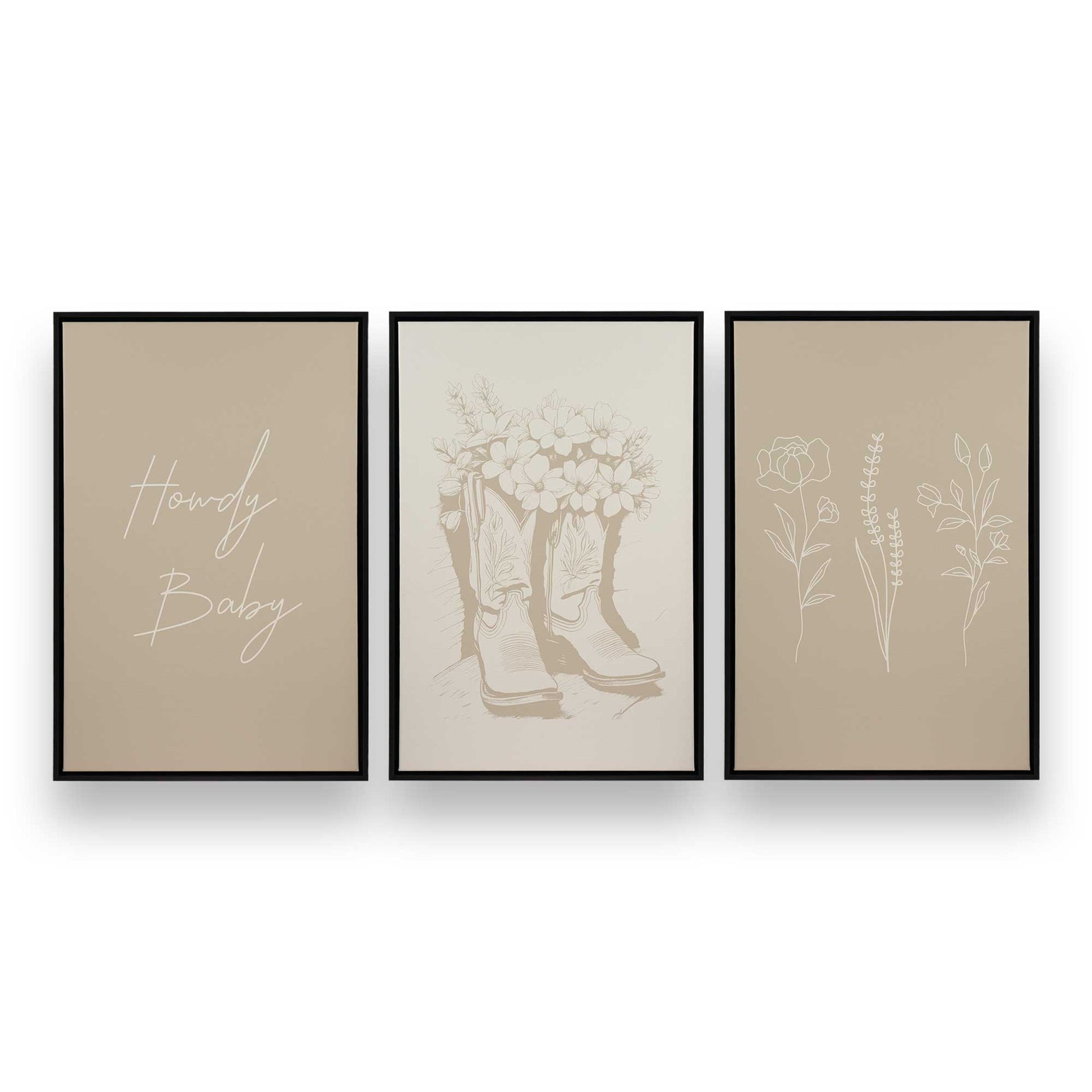 [Color:Satin Black], Picture of art in a Satin Black frame