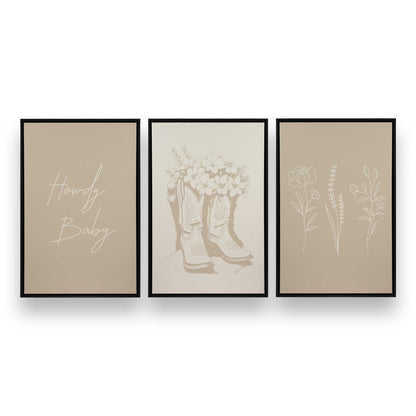 [Color:Satin Black], Picture of art in a Satin Black frame
