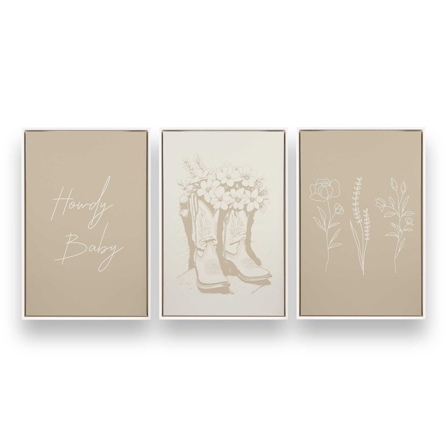 [Color:Opaque White], Picture of art in a White frame