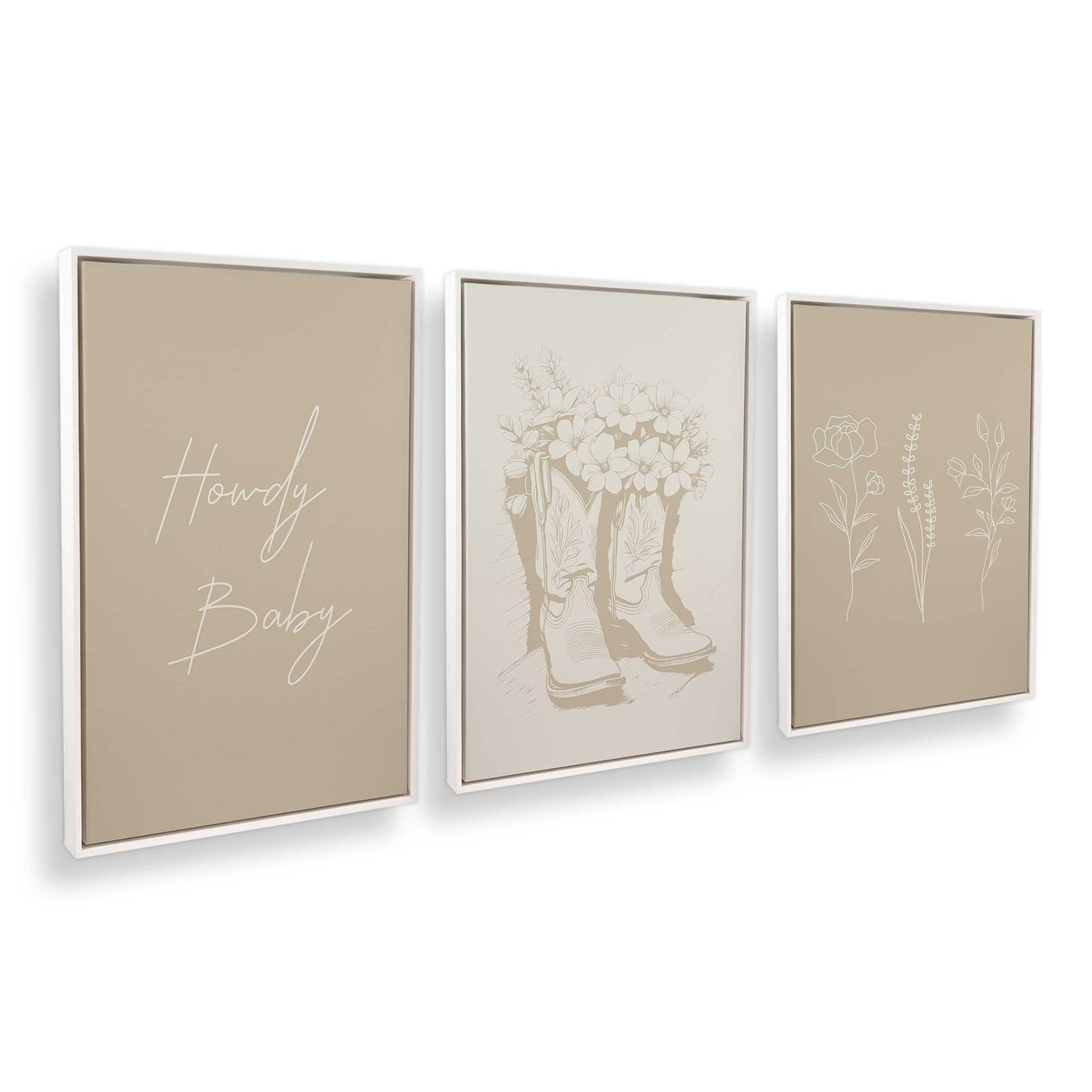 [Color:Opaque White], Picture of art in a White frame at an angle