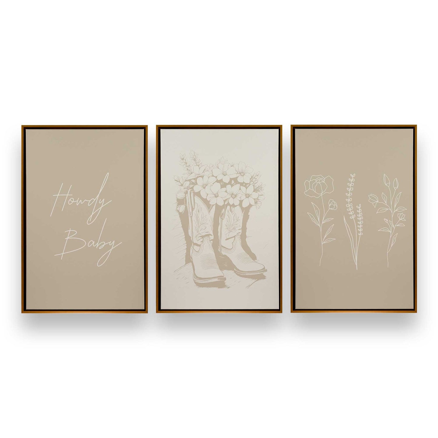 [Color:Polished Gold], Picture of art in a Polished Gold frame