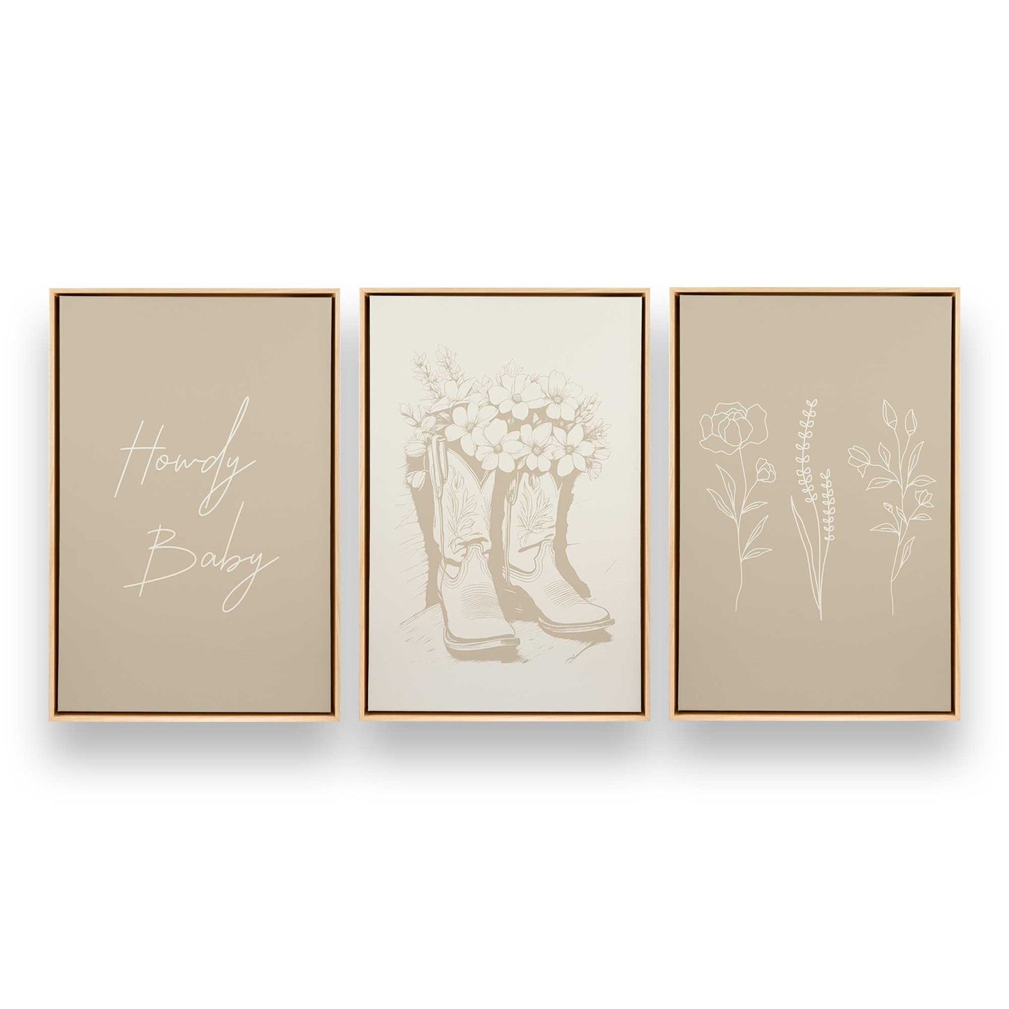 [Color:American Maple], Picture of art in a American Maple frame