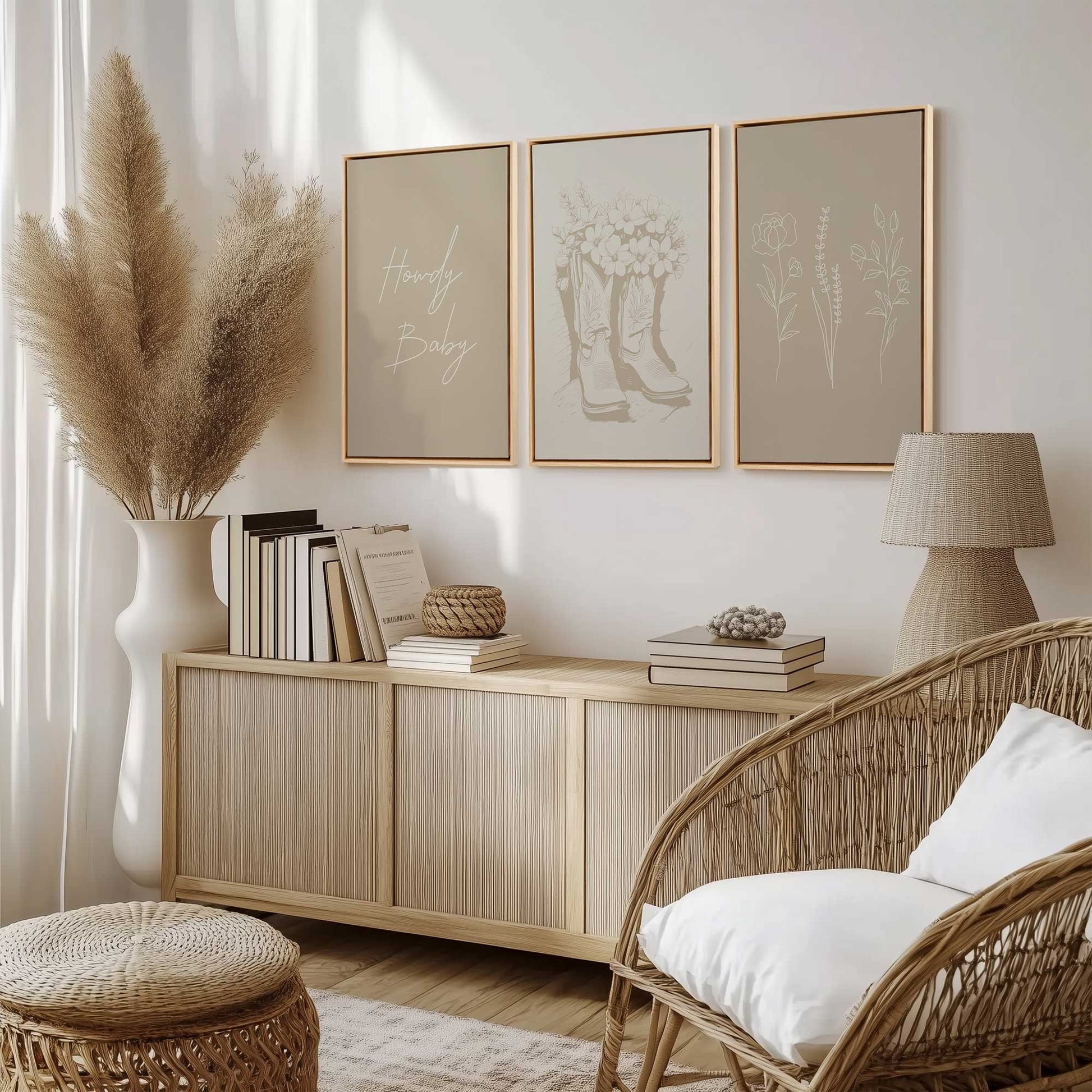 [Color:American Maple], Picture of art in a American Maple frame