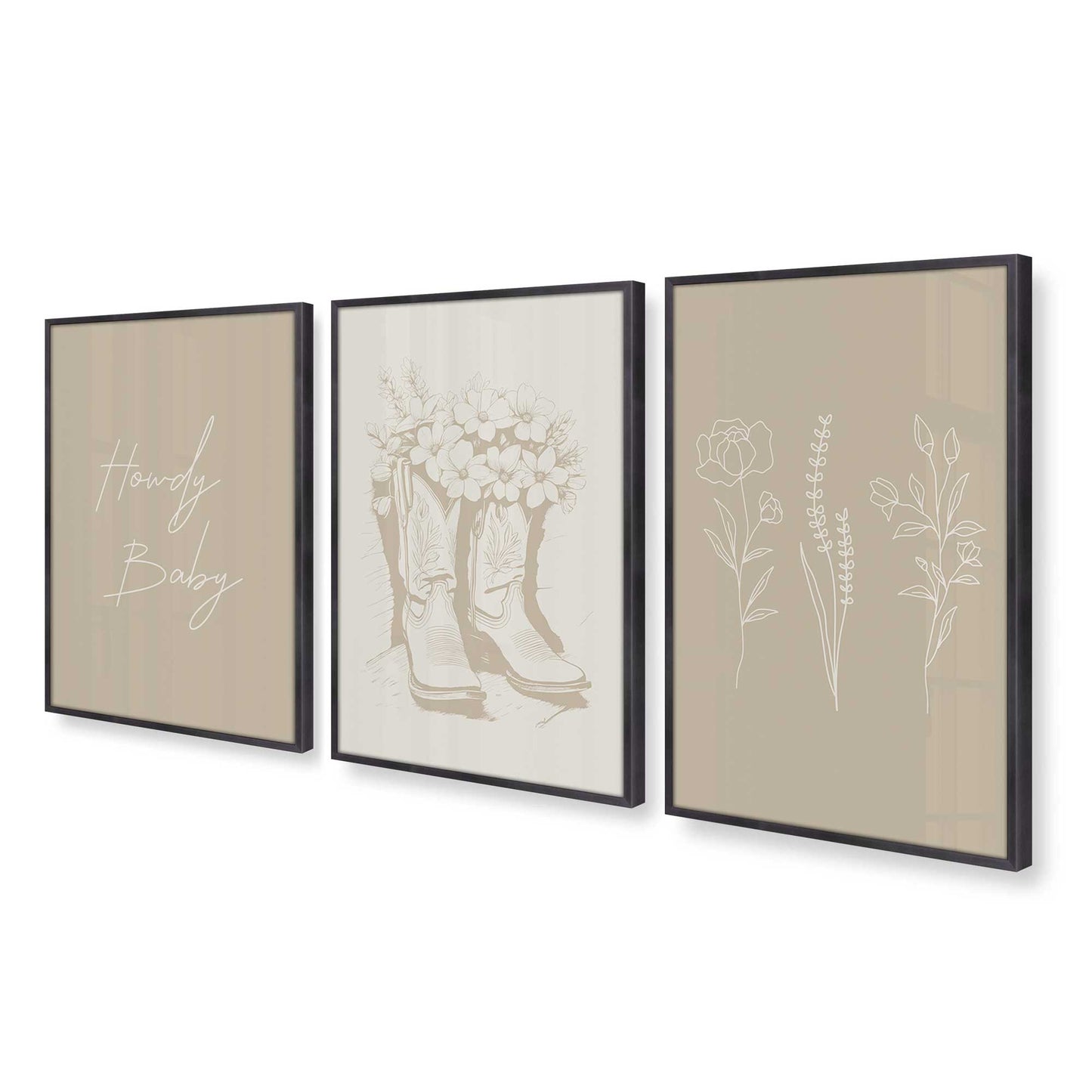[Color:Weathered Zinc], Picture of art in a Weathered Zinc frame at an angle