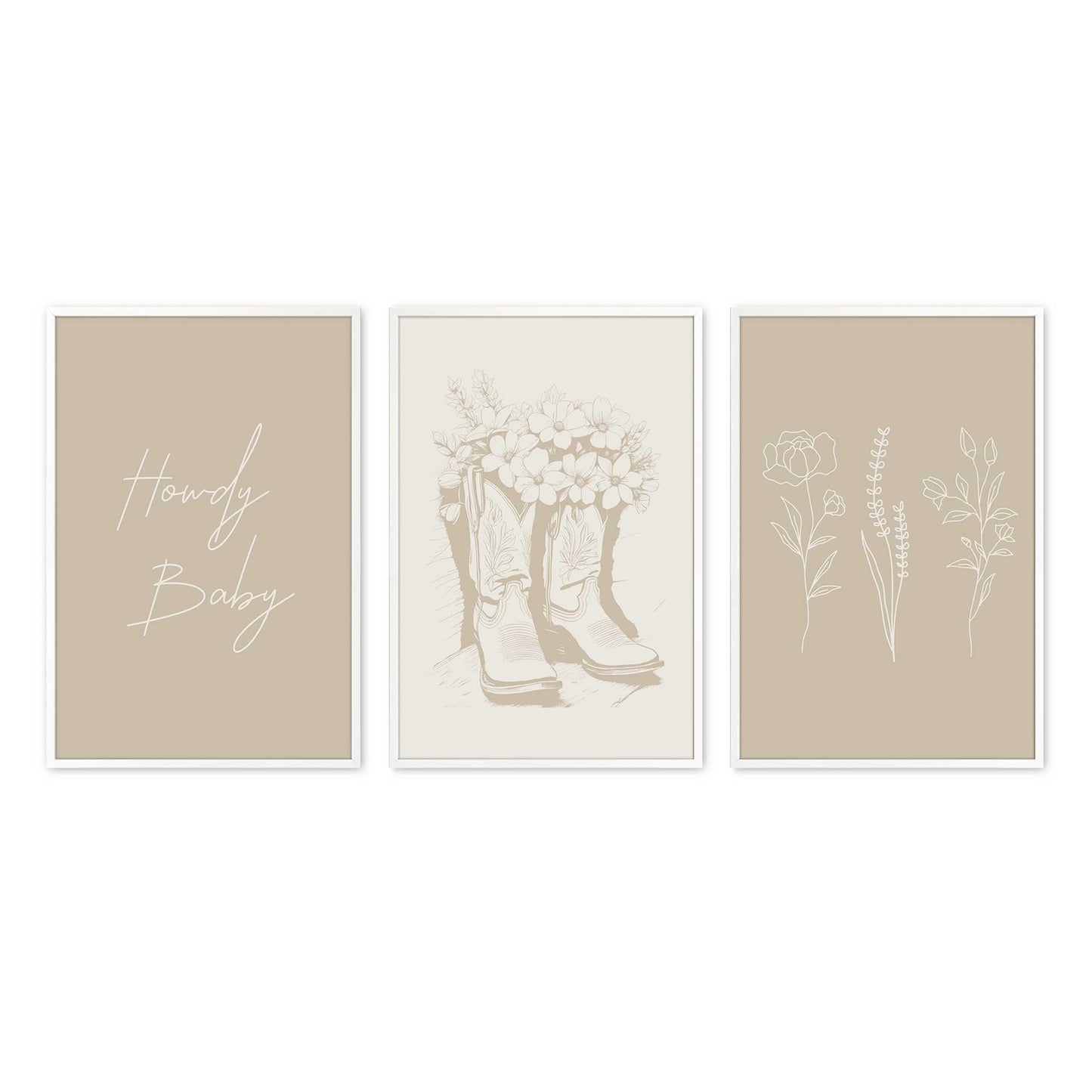[Color:Opaque White], Picture of art in a Opaque White frame