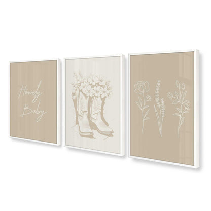 [Color:Opaque White], Picture of art in a Opaque White frame at an angle