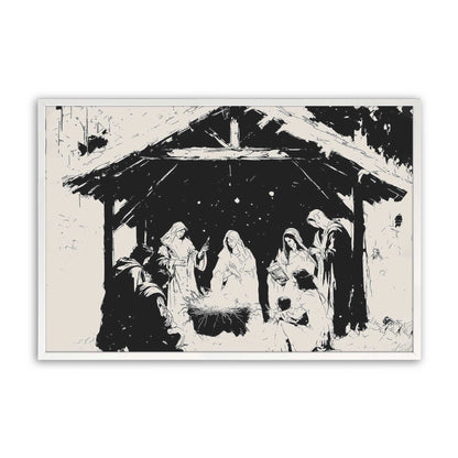 [Color:Opaque White], Picture of art in a Opaque White frame