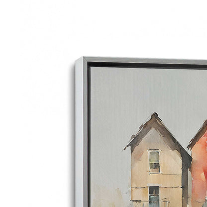[Color:Polished Chrome], Picture of art in a Polished Chrome frame at an angle