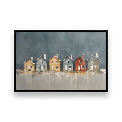[Color:Satin Black], Picture of art in a Satin Black frame