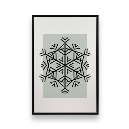 [Color:Satin Black], Picture of art in a Satin Black frame
