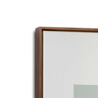 [Color:Walnut], Picture of art in a Walnut frame at an angle