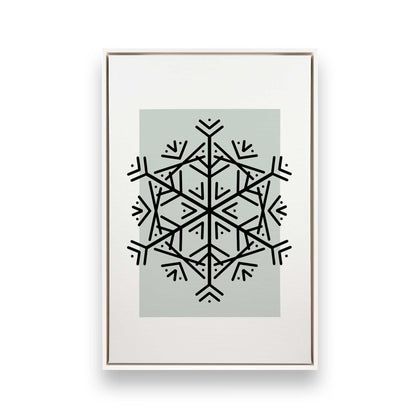 [Color:Opaque White], Picture of art in a White frame