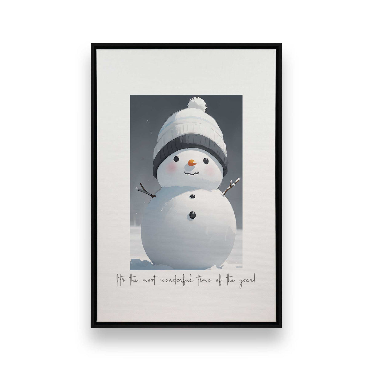 [Color:Satin Black], Picture of art in a Satin Black frame