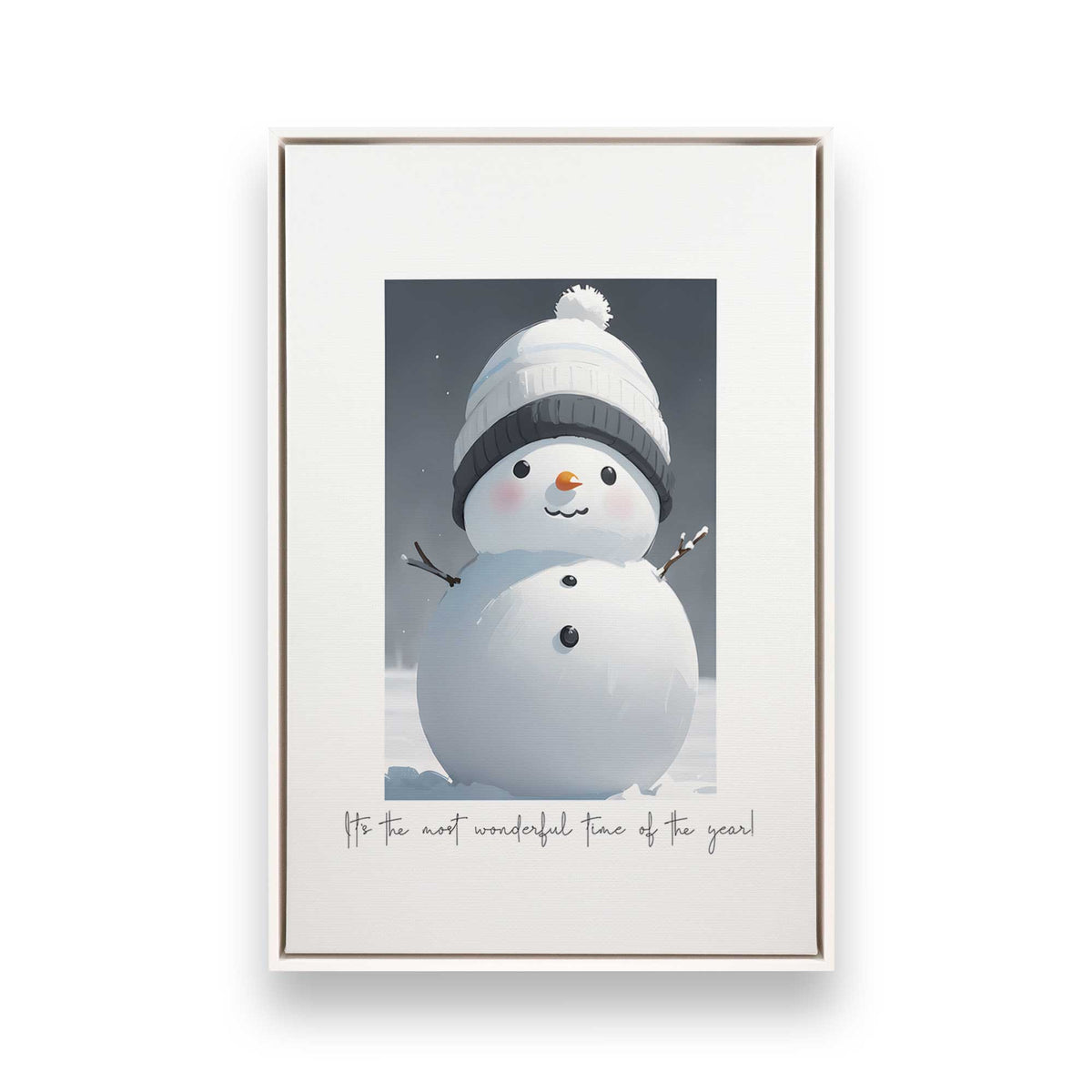 [Color:Opaque White], Picture of art in a White frame