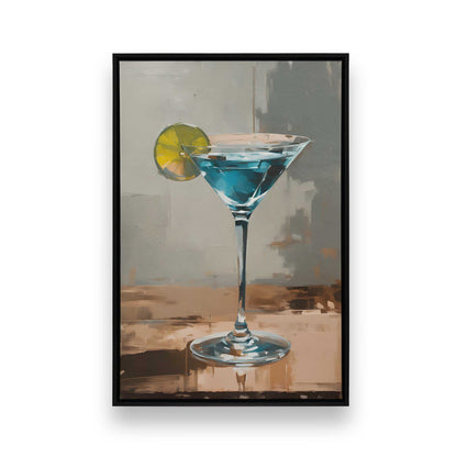 [Color:Satin Black], Picture of art in a Satin Black frame