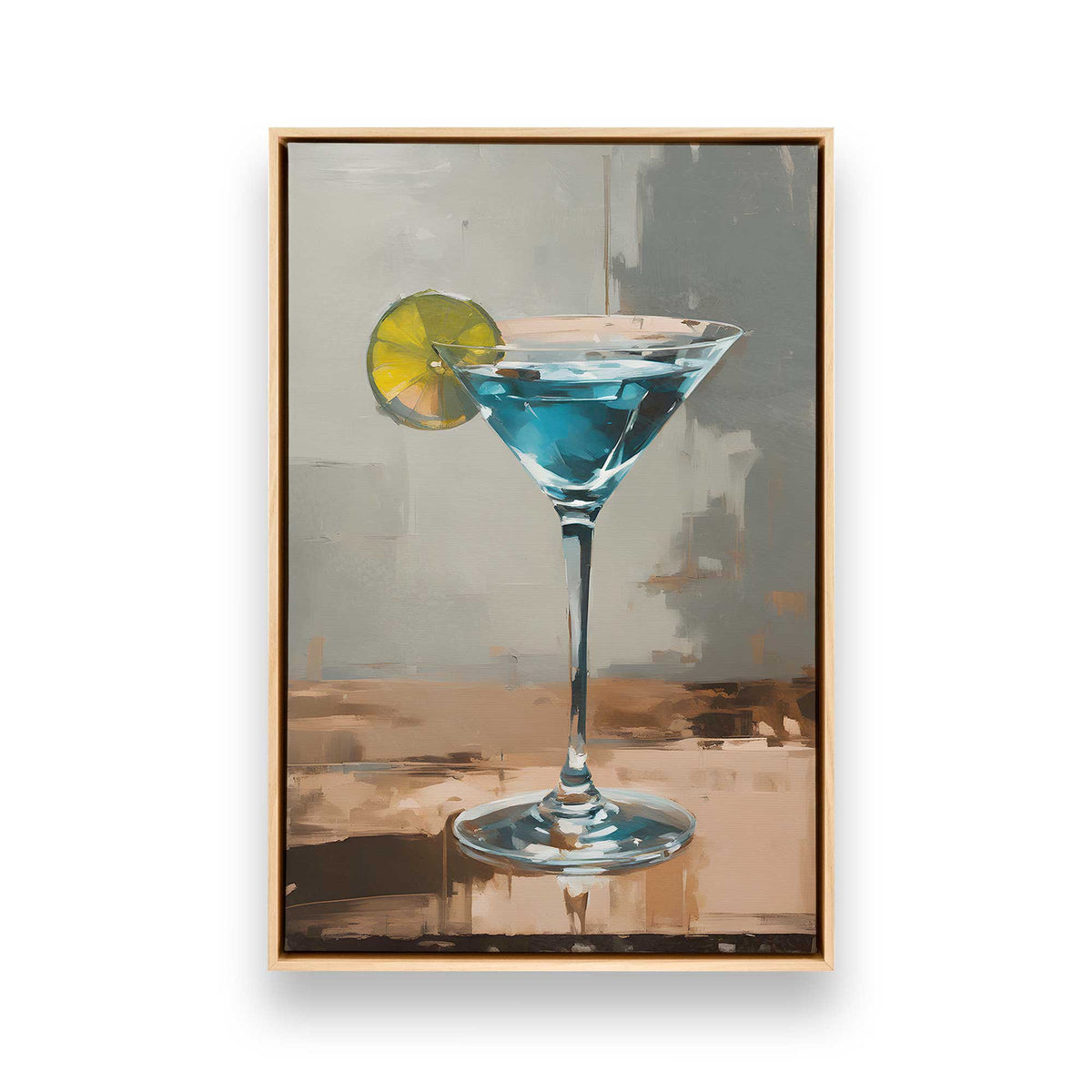 [Color:American Maple], Picture of art in a American Maple frame